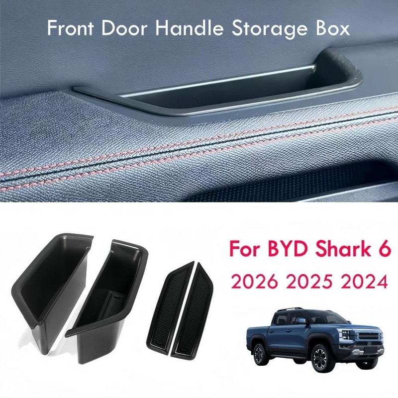Front Door Handle Storage Box Organizer For BYD Shark 6 0