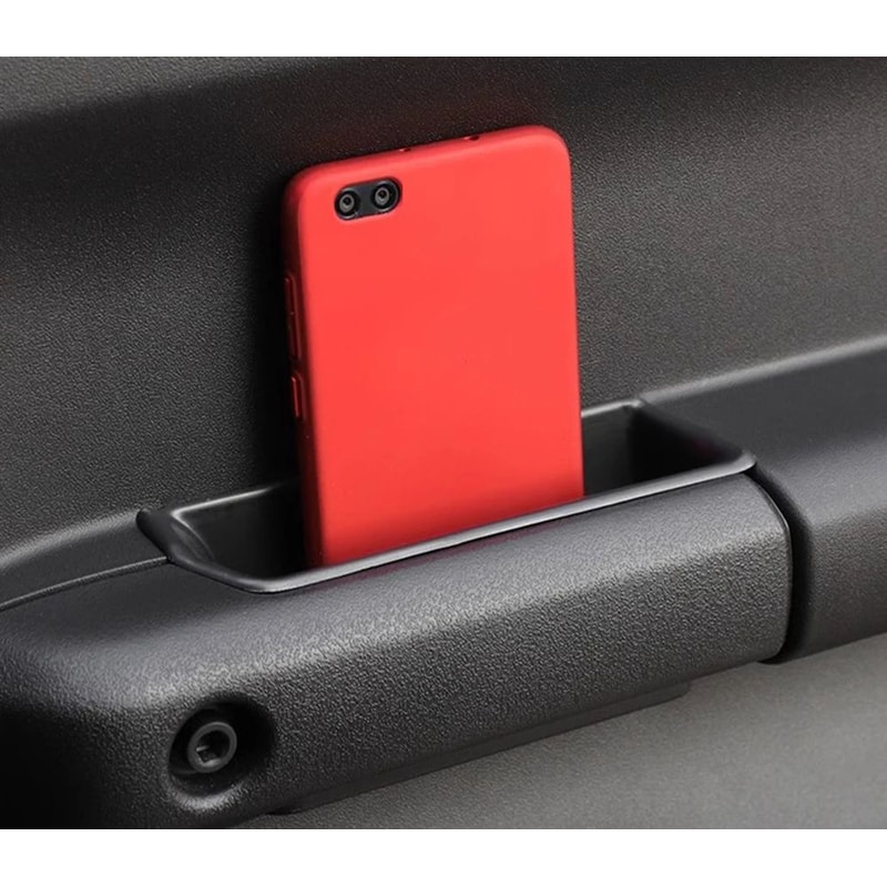 Car Door Inner Armrest Storage Box With Phone Holder For Suzuki Jimny 5