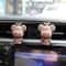 Cute Crown Diamond Bear Car Air Freshener Vent Clip 4