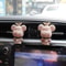 Cute Crown Diamond Bear Car Air Freshener Vent Clip 4