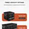 SEAMETAL Foldable Waterproof Car Trunk Storage Organizer 110L 6