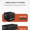 SEAMETAL Foldable Waterproof Car Trunk Storage Organizer 110L 6