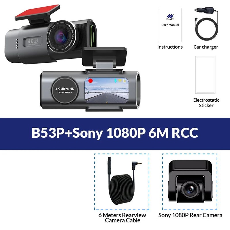 4K UHD Dash Cam With WiFi GPS And Night Vision 12