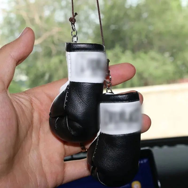 Christmas Boxing Glove Car Mirror Hanging Pendant 4