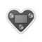 Solar LED Heart Neon Car Window Light 5