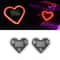 Solar LED Heart Neon Car Window Light 6