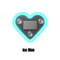 Solar LED Heart Neon Car Window Light 8