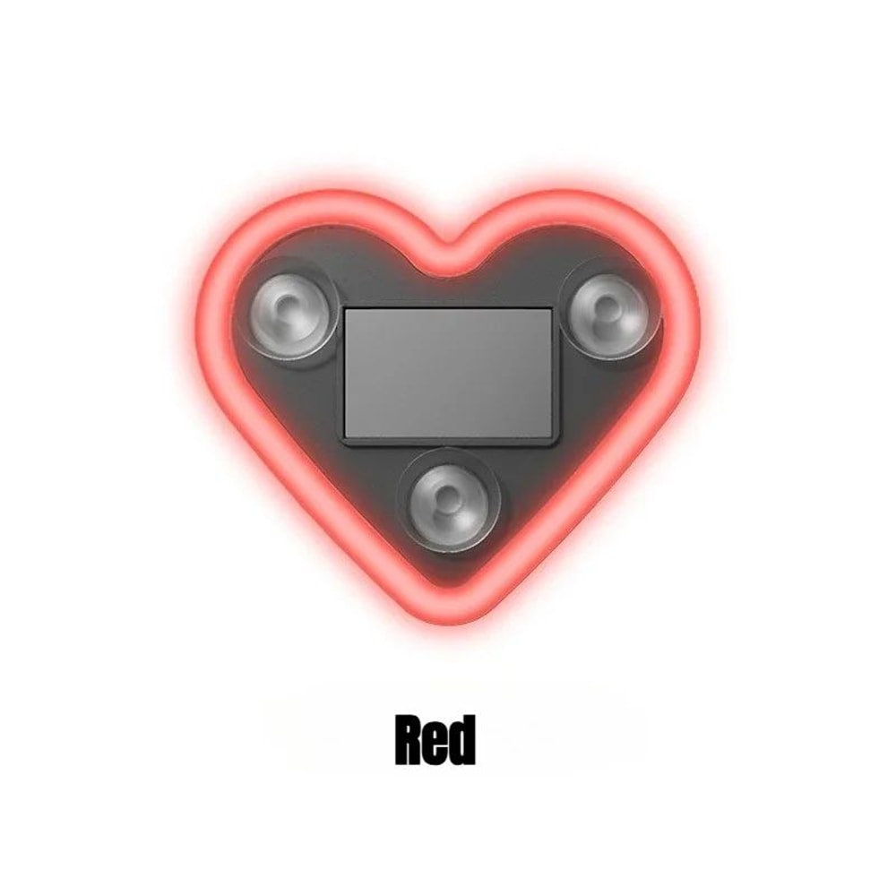 Solar LED Heart Neon Car Window Light 10