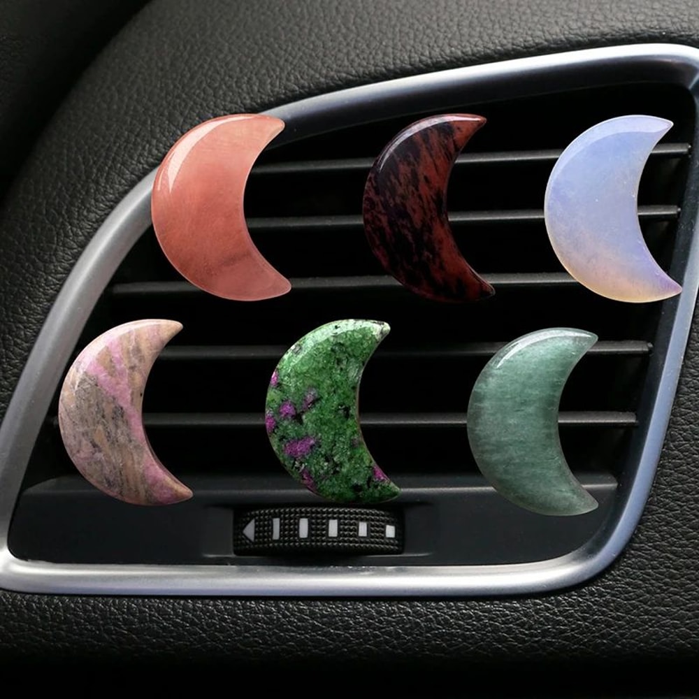 Crystal Moon Car Air Freshener Clip 1