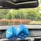 Plush Velvet Hanging Dice Car Decor 1