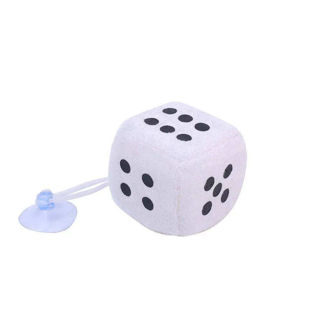 Plush Velvet Hanging Dice Car Decor 8