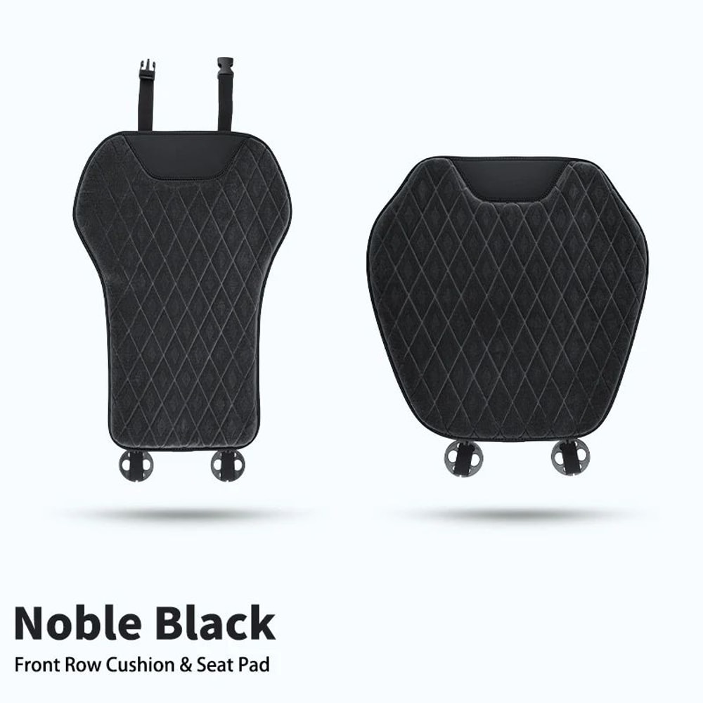 Universal Flannel Car Seat Mat 2pcs Set 8
