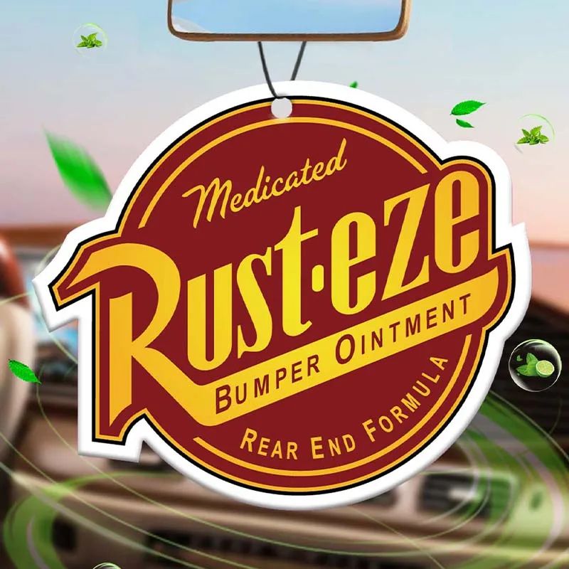 Rust Eze Hanging Car Air Freshener Cologne Pendant 0