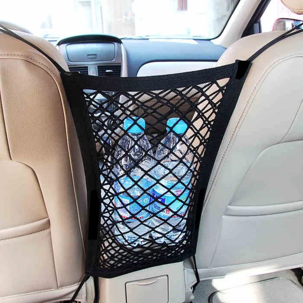 3 Layer Car Seat Back Mesh Storage Organizer 6