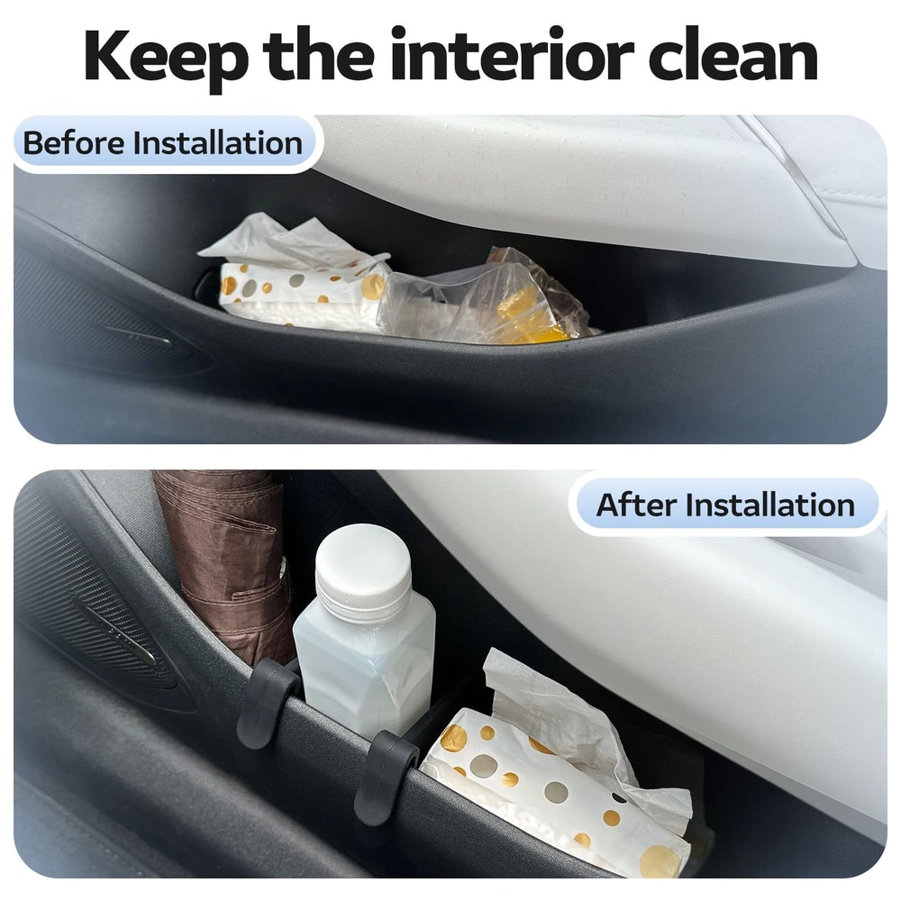Universal Silicone Car Door Storage Partition Panel 4