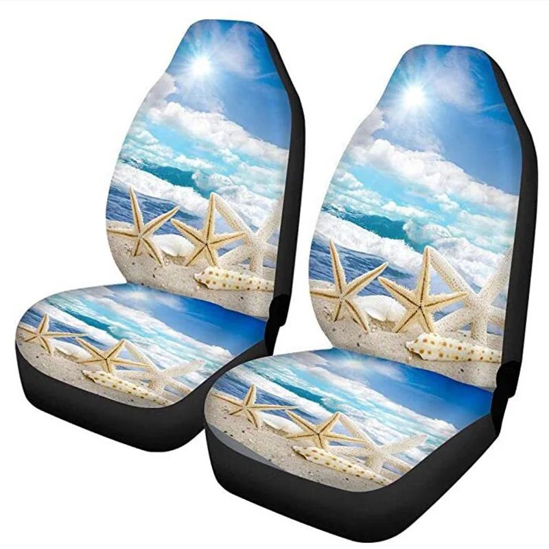 Universal Washable Polyester Car Front Seat Covers Set 15
