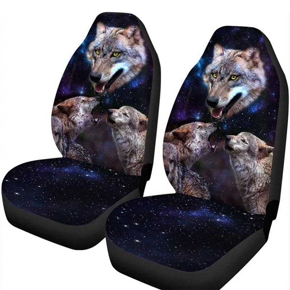 Universal Washable Polyester Car Front Seat Covers Set 6