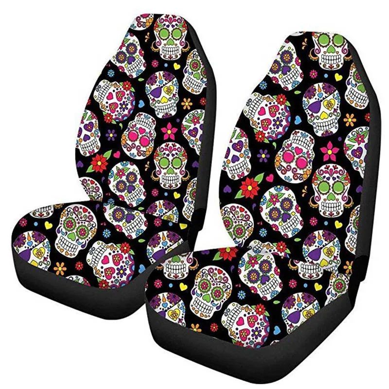 Universal Washable Polyester Car Front Seat Covers Set 8