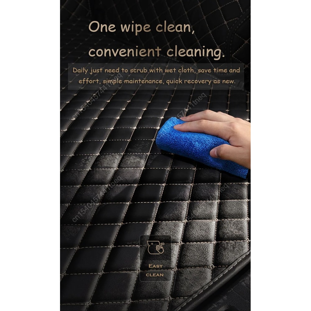 Tesla Model 3 Leather Car Trunk Cargo Liner Mat 6