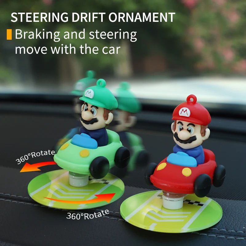 Drift Tail Swing Rotating Car Dashboard Ornament 0