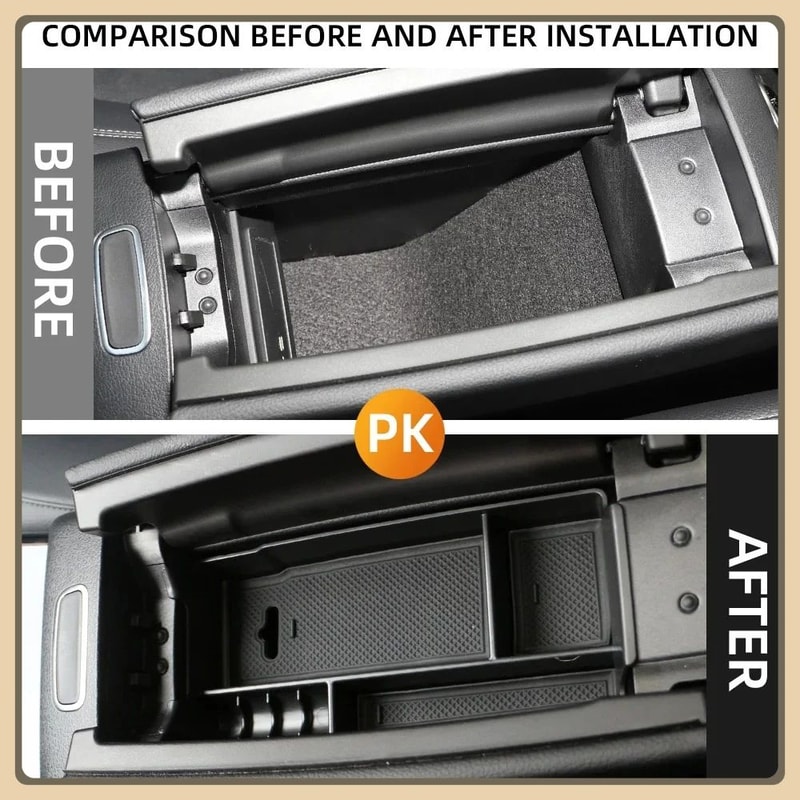 Mercedes Benz Center Console Armrest Storage Organizer Tray 1