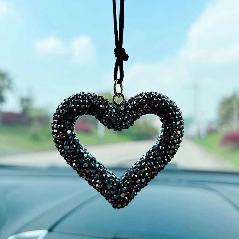 Diamond Heart Car Hanging Pendant Interior Ornament 4