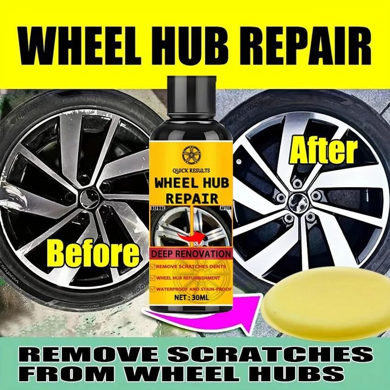 Wheel Rim Scratch Repair Paste For Alloy Wheels 6