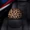 Leopard Print Car Headrest Cover Set 2pcs 1