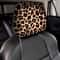 Leopard Print Car Headrest Cover Set 2pcs 4