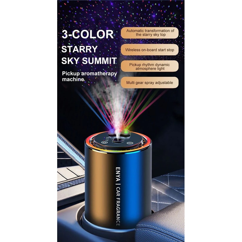 USB Rechargeable Essential Oil Car Air Freshener Diffuser 7