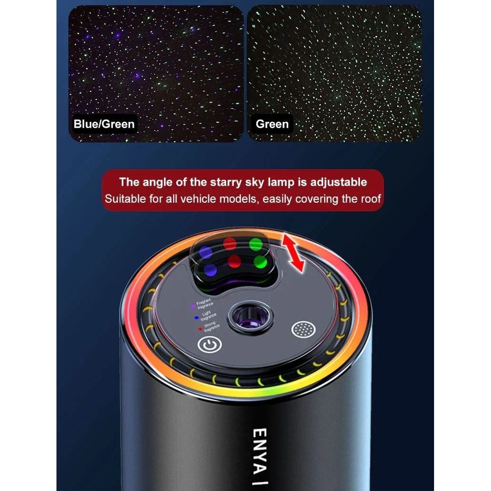 USB Rechargeable Essential Oil Car Air Freshener Diffuser 8
