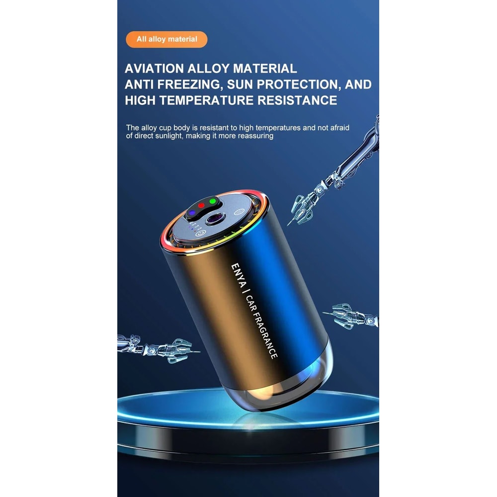 USB Rechargeable Essential Oil Car Air Freshener Diffuser 10