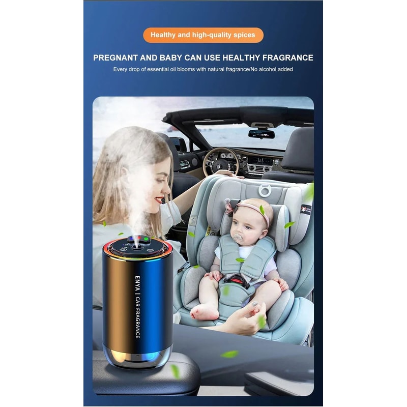 USB Rechargeable Essential Oil Car Air Freshener Diffuser 11