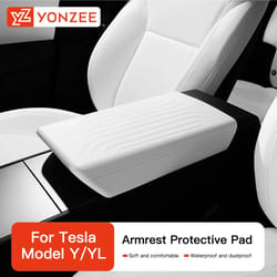 tpe armrest cover for tesla model 3 and model y