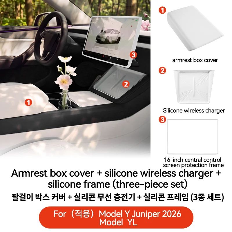TPE Armrest Cover For Tesla Model 3 And Model Y 22