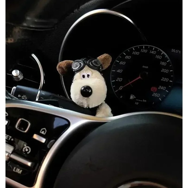 Cute Dog Car Wiper And Turn Signal Decor 3