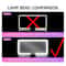 Rechargeable LED Car Sun Visor Makeup Mirror 6