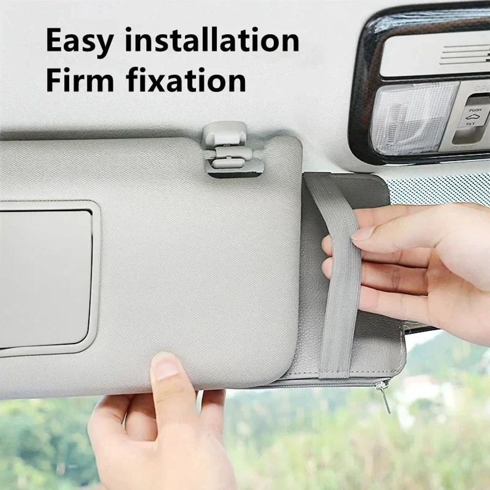 Multi Pocket Car Sun Visor Organizer 3