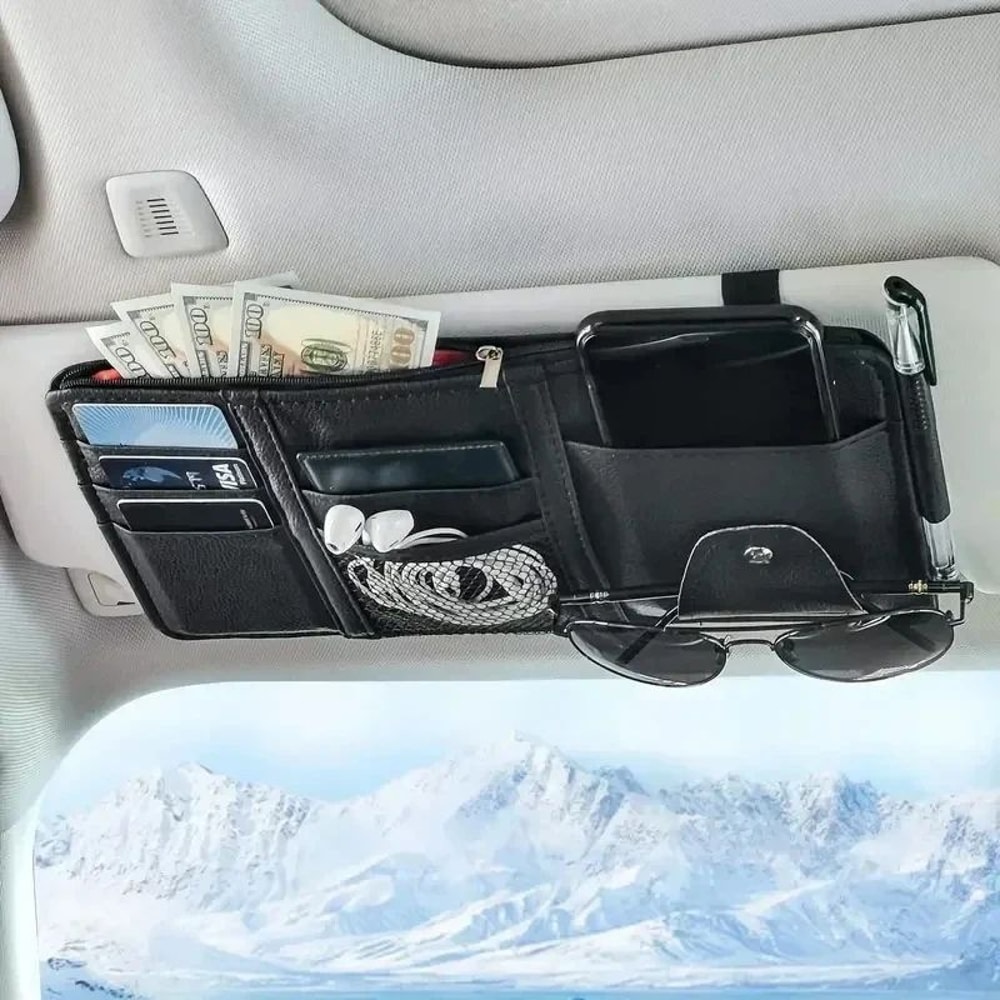 Multi Pocket Car Sun Visor Organizer 5