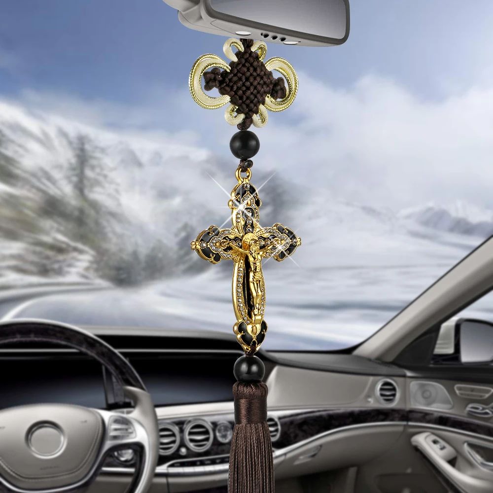 Jesus Cross Car Hanging Pendant Decor 0