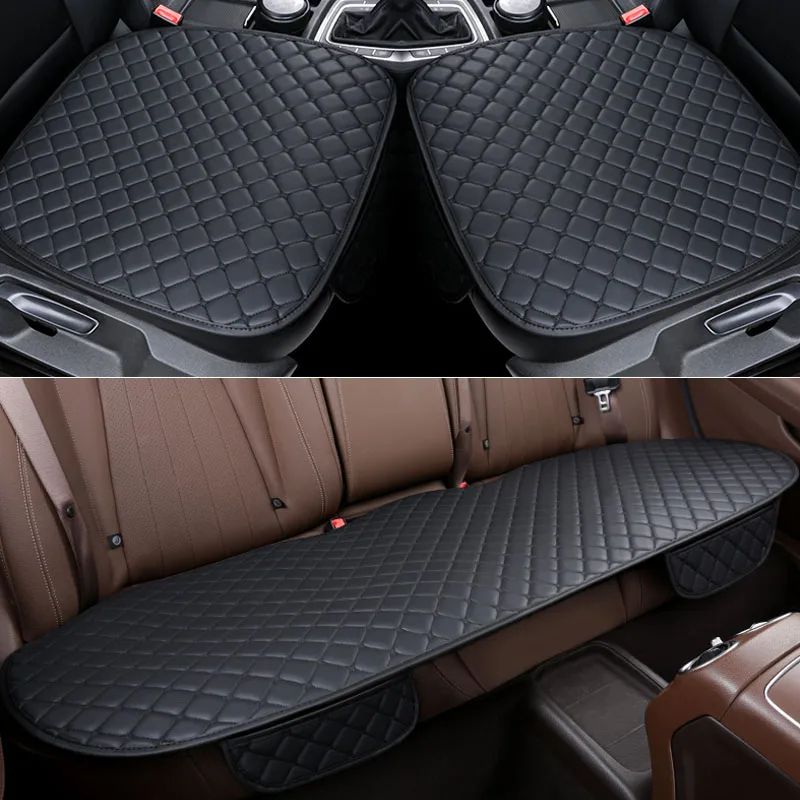 SEAMETAL Universal PU Leather Car Seat Covers 12