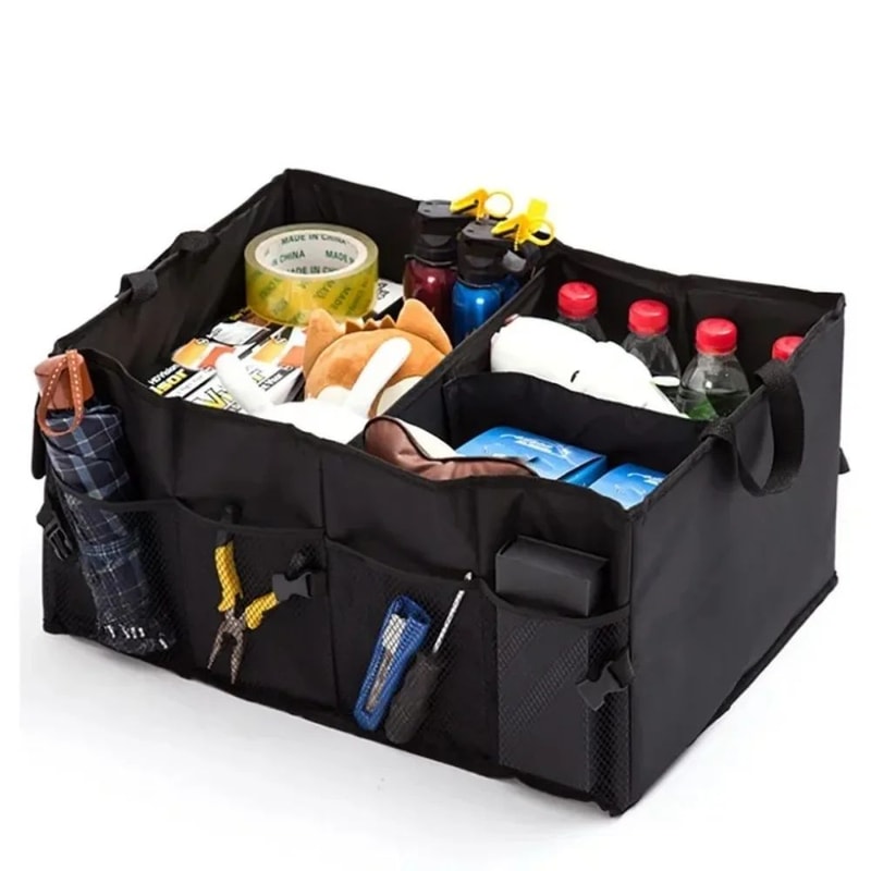 Large Capacity Collapsible Car Trunk Organizer 1