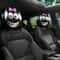 Breathable Elastic Car Seat Headrest Cover 18