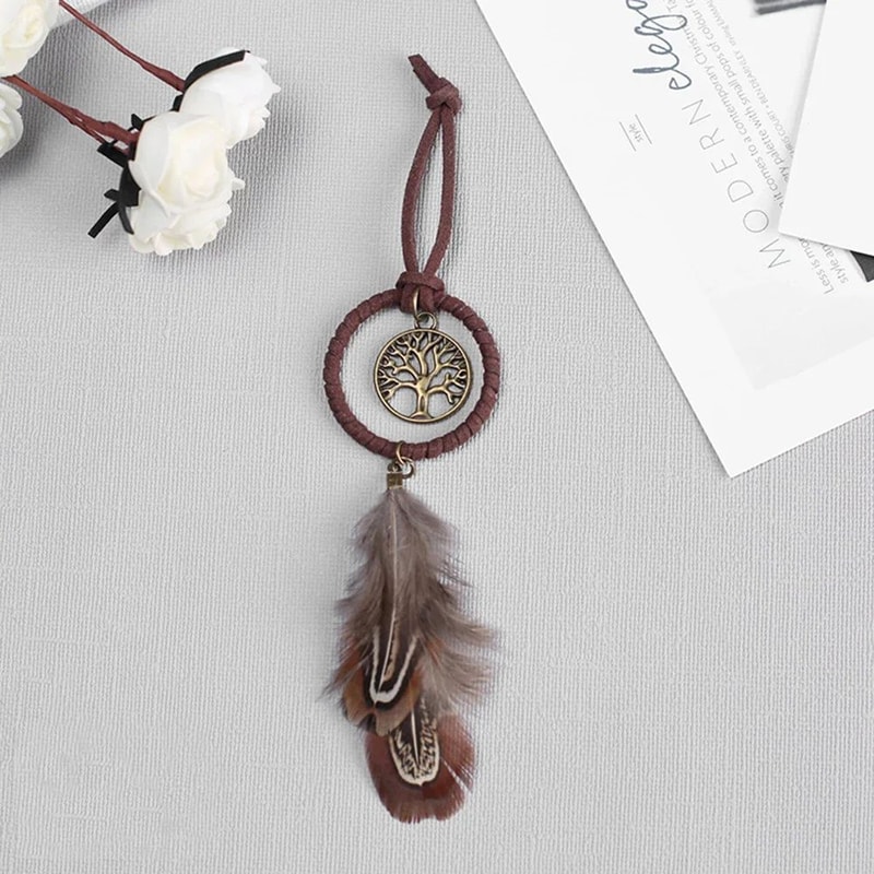 Dream Catcher Feather Car Hanging Ornament 1
