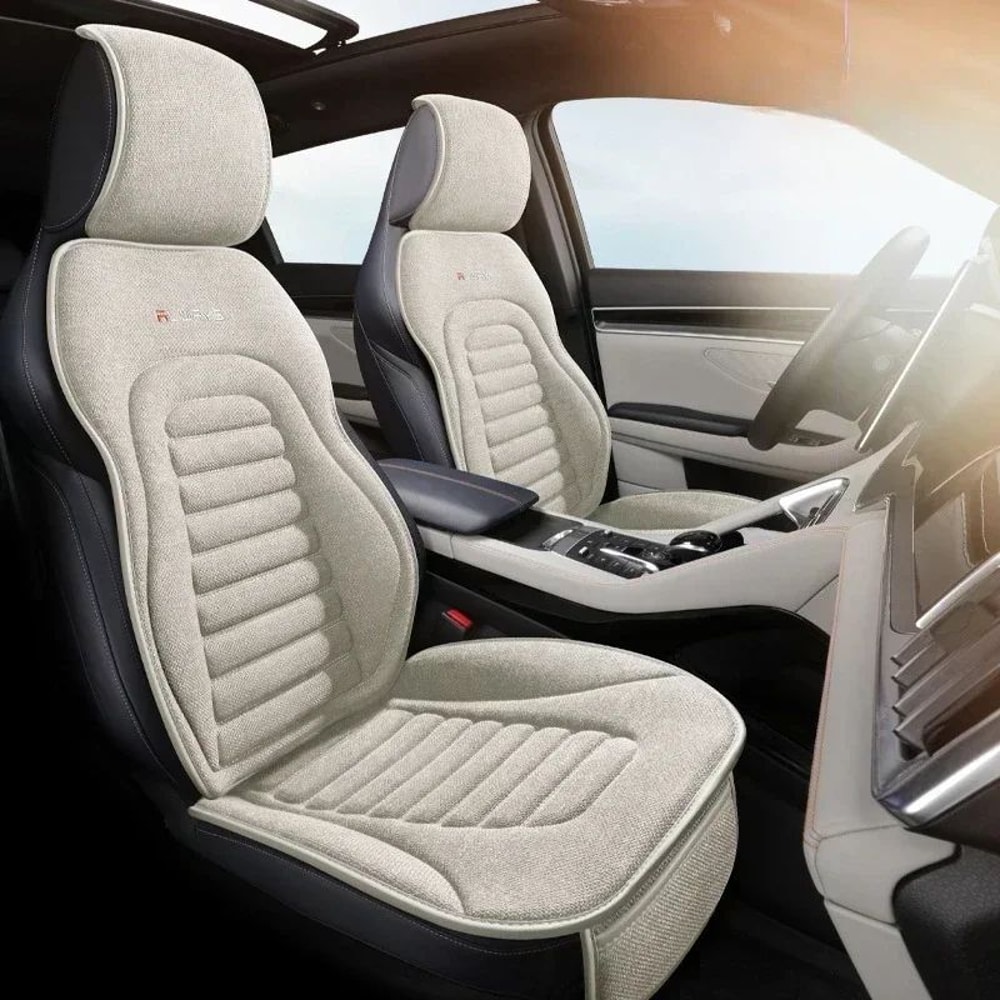 Universal Linen Car Seat Cover Cushion 1