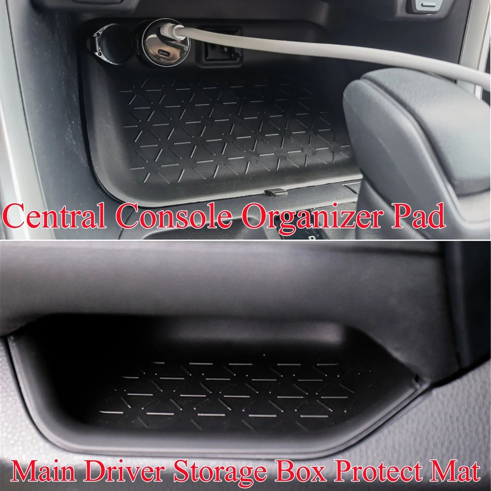 Silicone Center Console Organizer Pad For Toyota RAV4 4