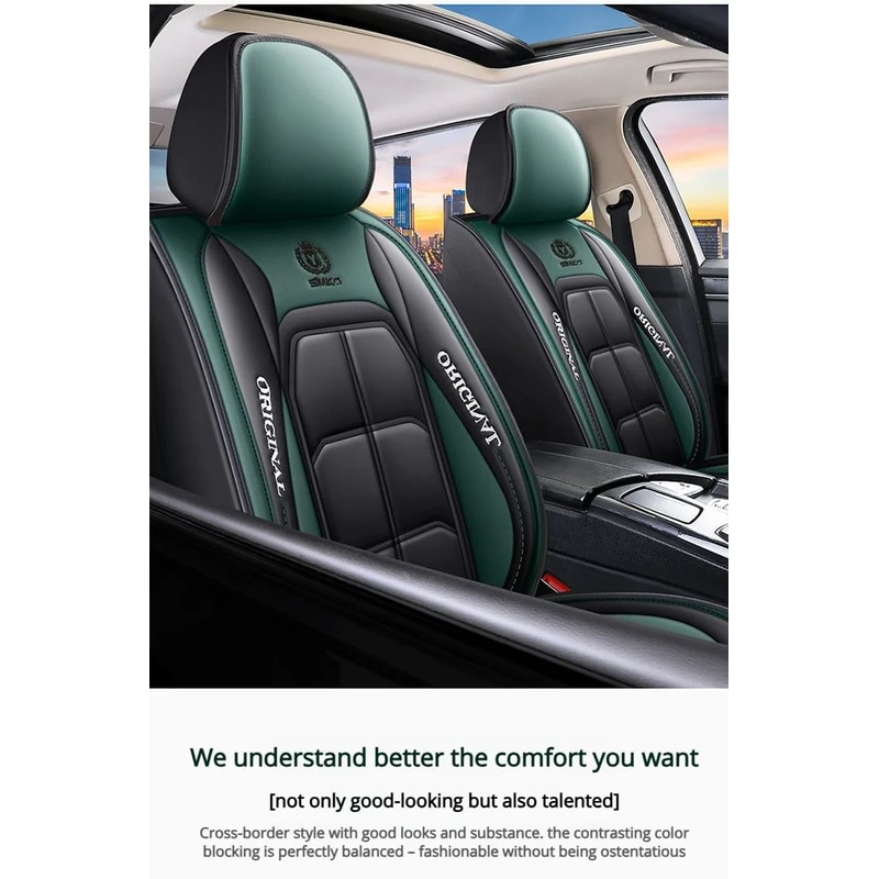 Universal Full Surround Leather Car Seat Cushion 1