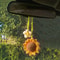 Handmade Woven Sunflower Car Hanging Pendant 0