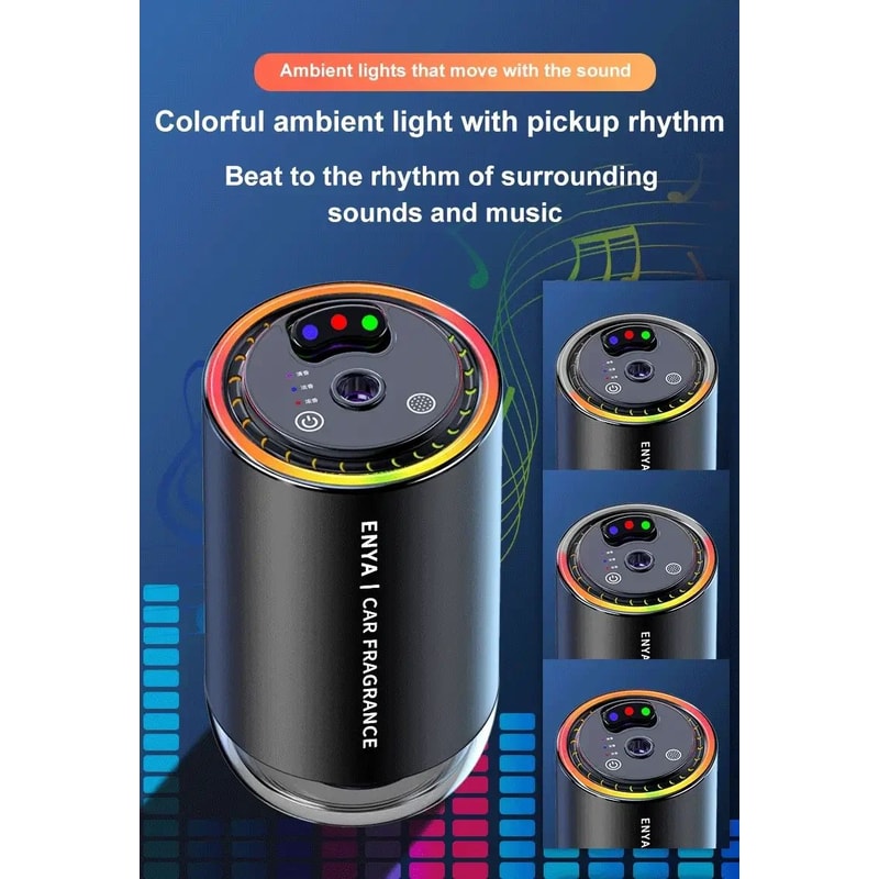 RGB USB Car Perfume Aromatherapy Diffuser 8