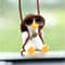 Cute Swing Duck Car Rearview Mirror Pendant 4